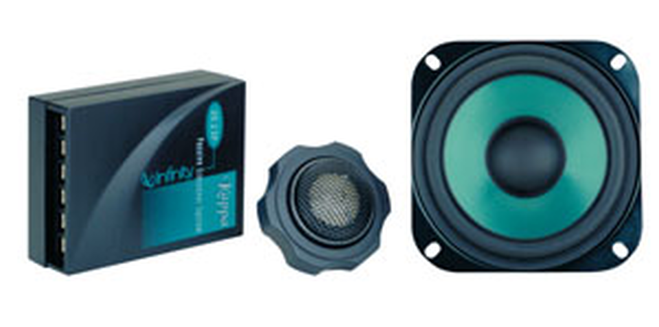 KAPPA 40.2CS - Black - 4 inch 2-Way Component System - Hero